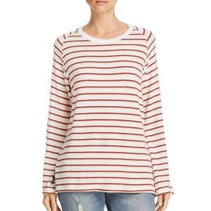 LNA Striped Bell Sleeve Pullover Sweater, Size M